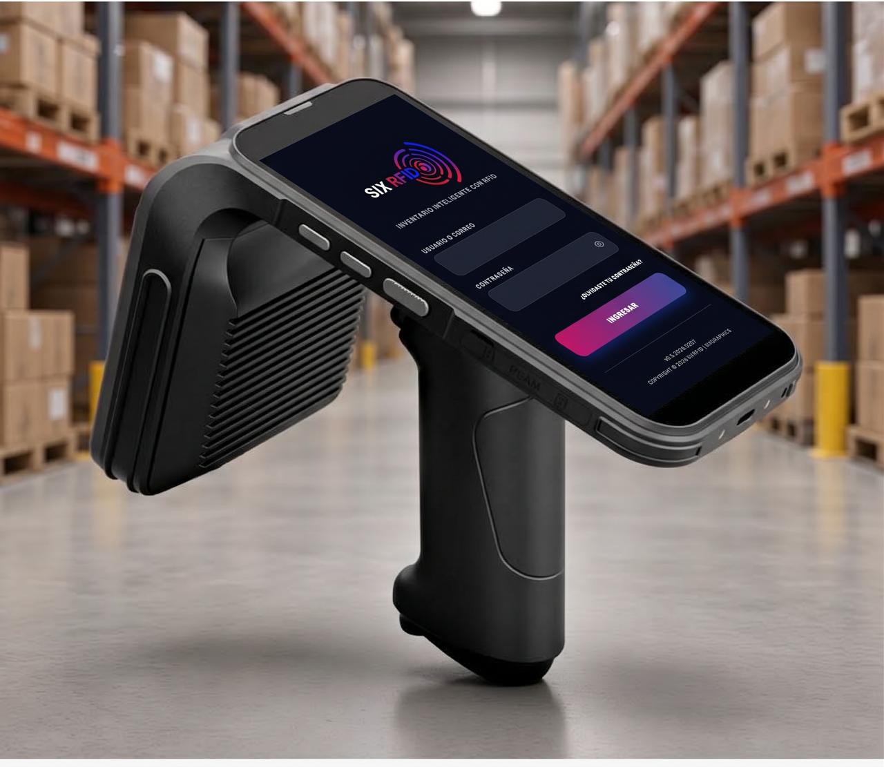 Handheld RFID con software SIXRFID